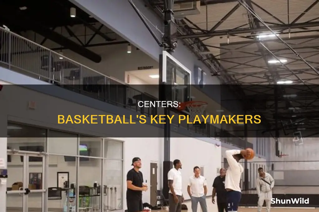 what does a basketball center do