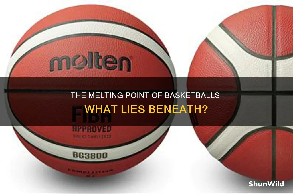 what does a basketball melt into