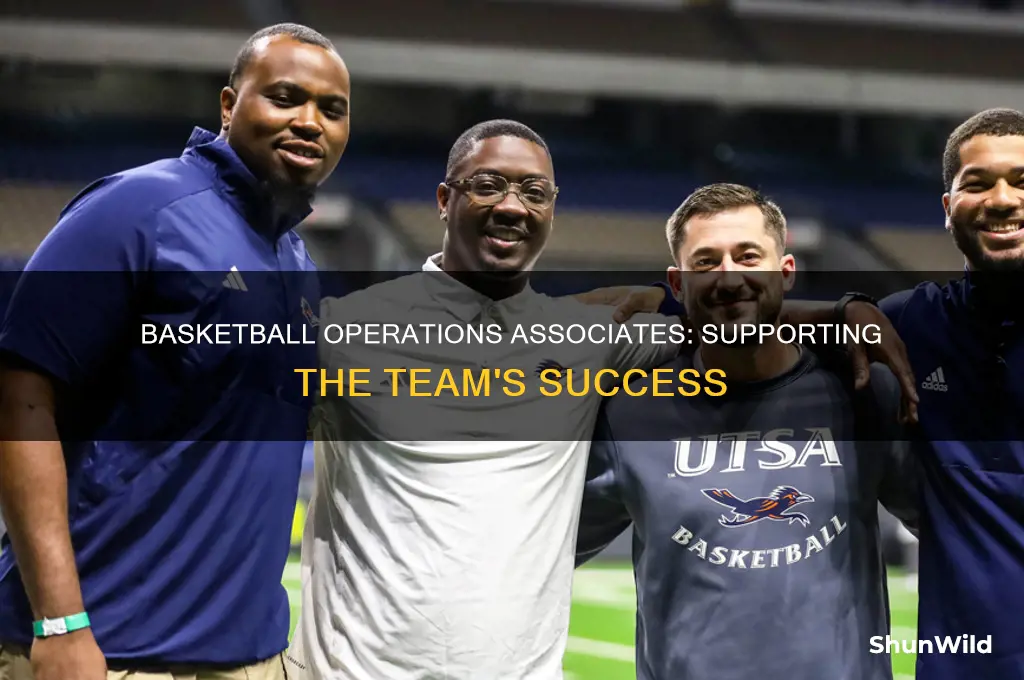 what does a basketball operations associate do