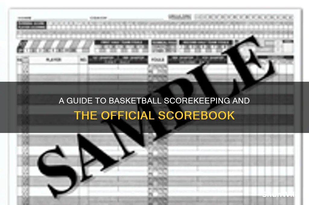 what does a basketball scorebook look like