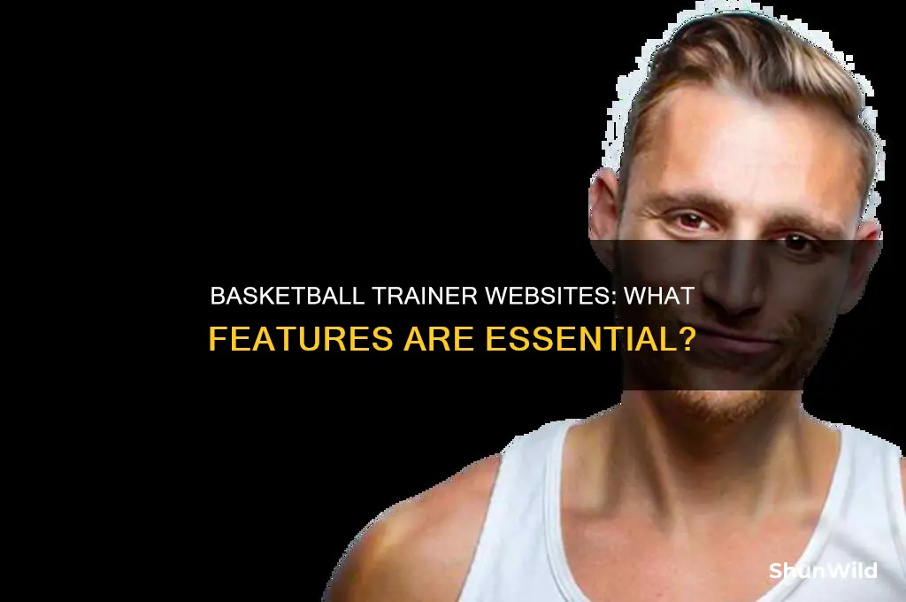 what does a basketball trainer website need