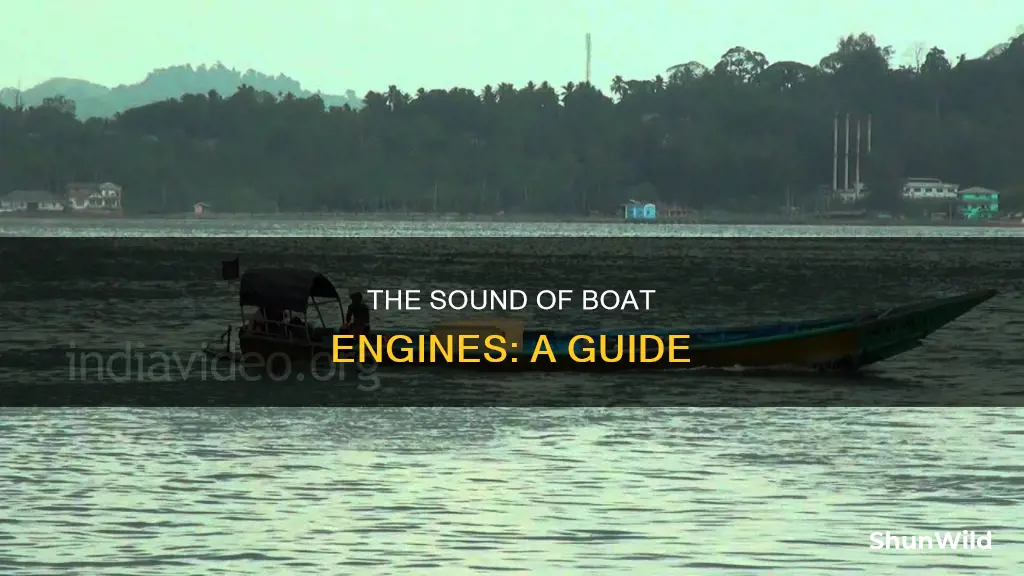 what does a boat engine sound like