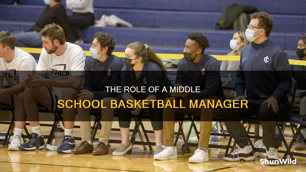 what does a middle school basketball manager do