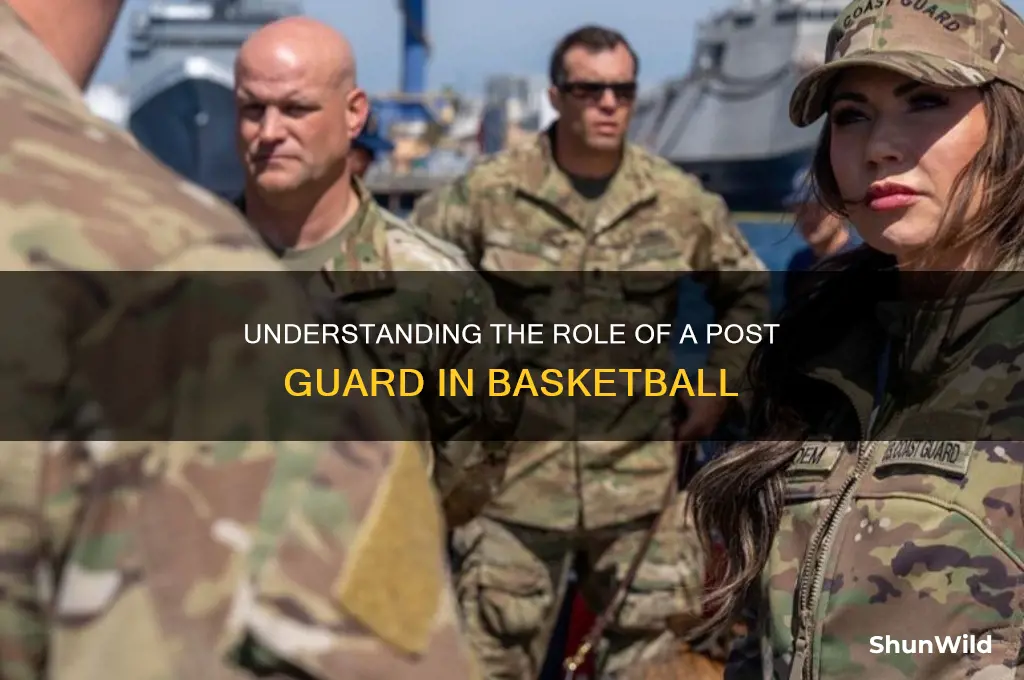 what does a post guard do in basketball
