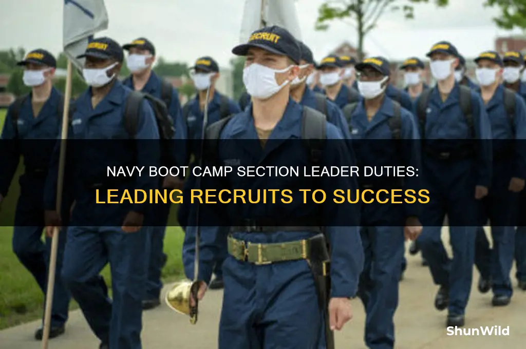 what does a section leader do in navy boot camp