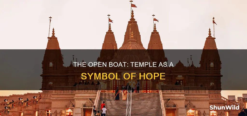 what does a temple symbolize in the open boat