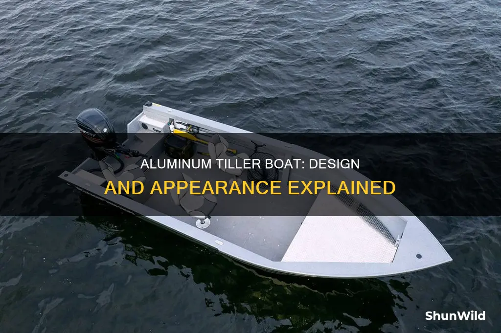 what does an aluminum tiller boat look like