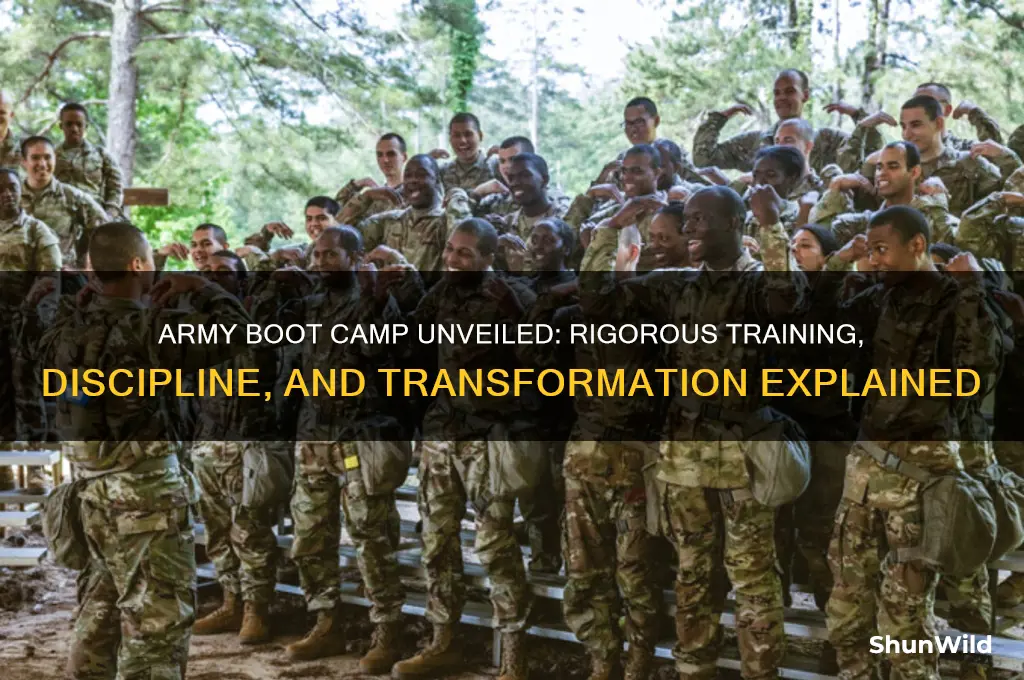 what does army boot camp entail