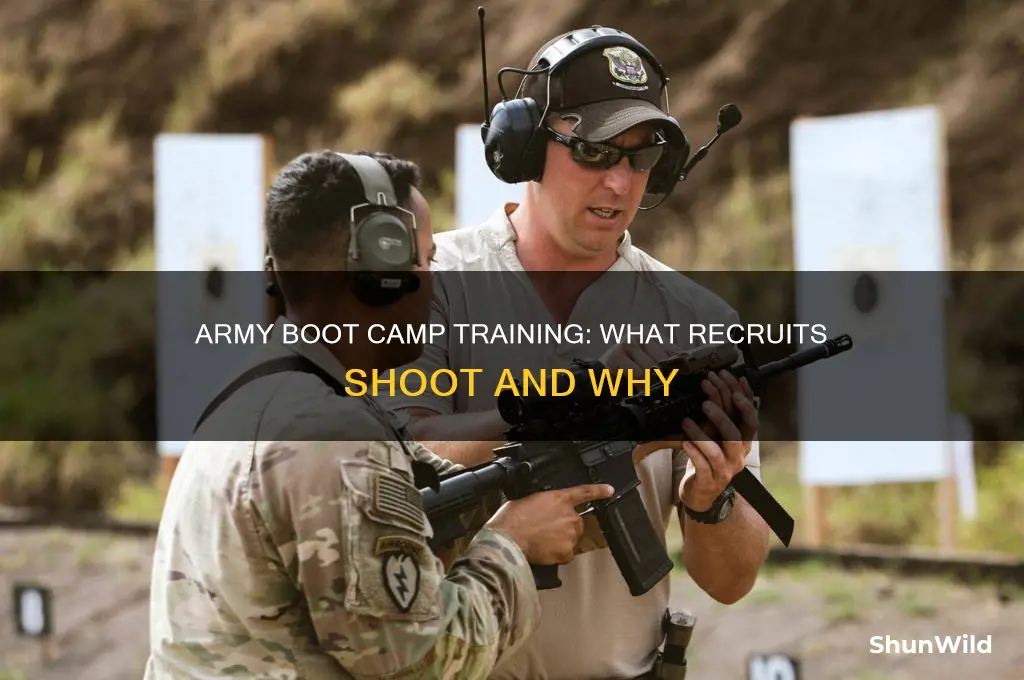 what does army shoot in boot camp