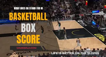 Unraveling the Mystery: What Does 'BA' Mean in Basketball Box Scores?