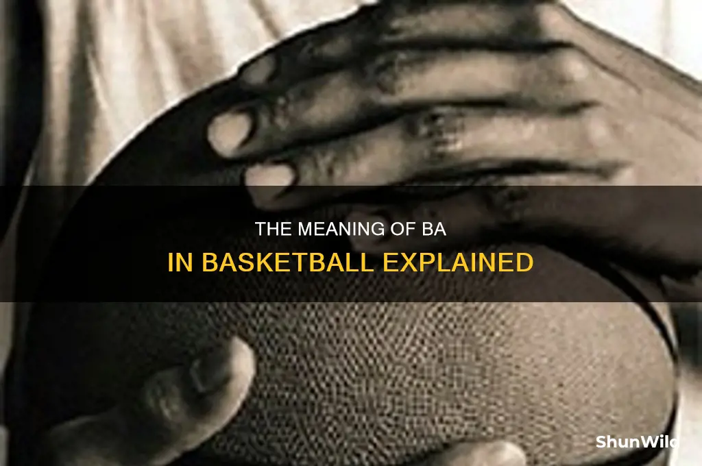 what does ba stand for in basketball