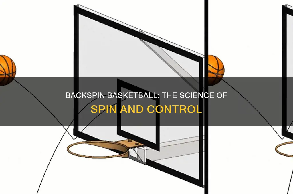 what does back spindo on a basketball