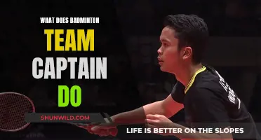 Leadership Role: Badminton Captain's Duties