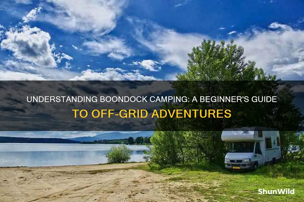 what does boondock camping mean