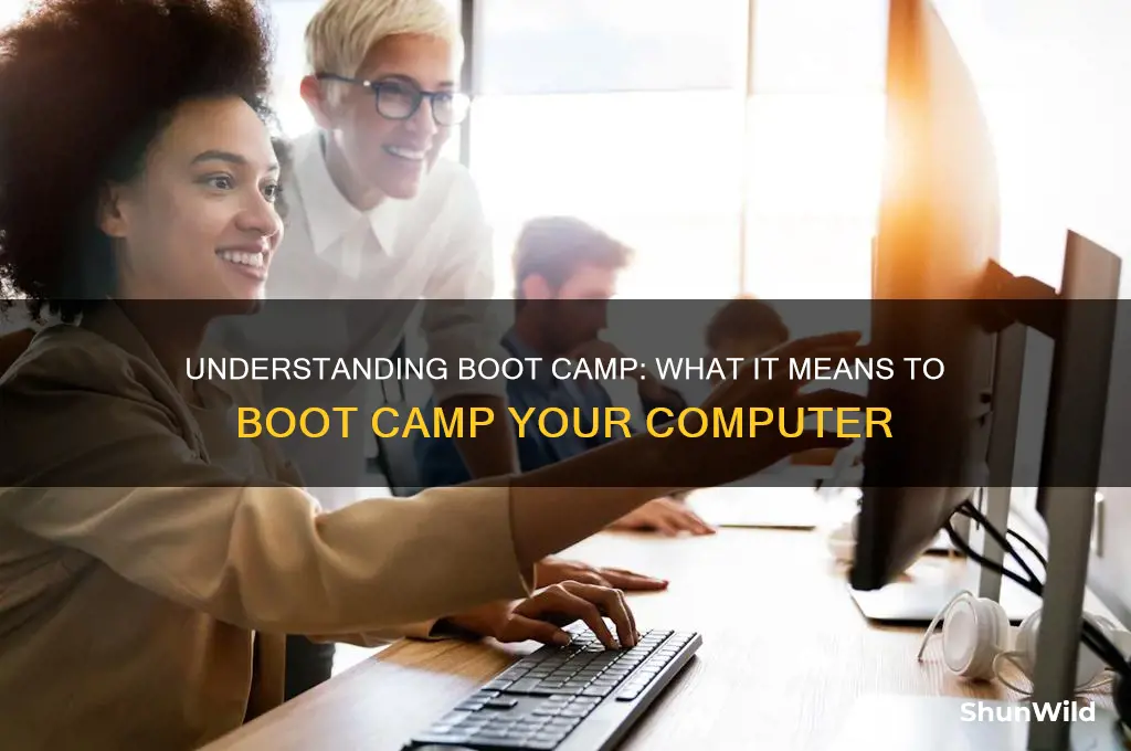 what does boot camping your computer mean