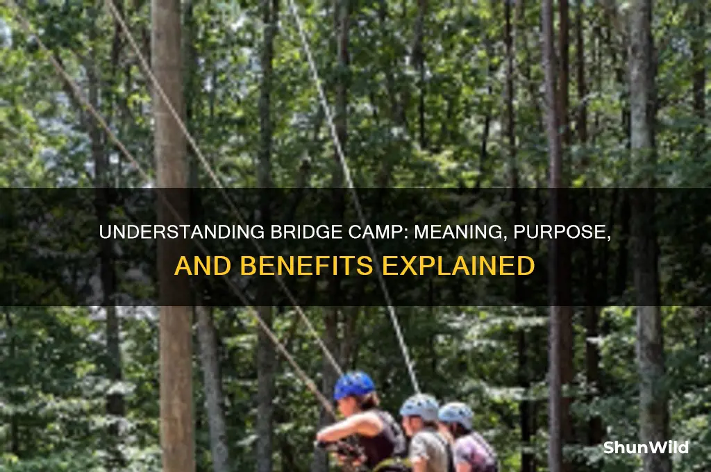 what does bridge camp menas