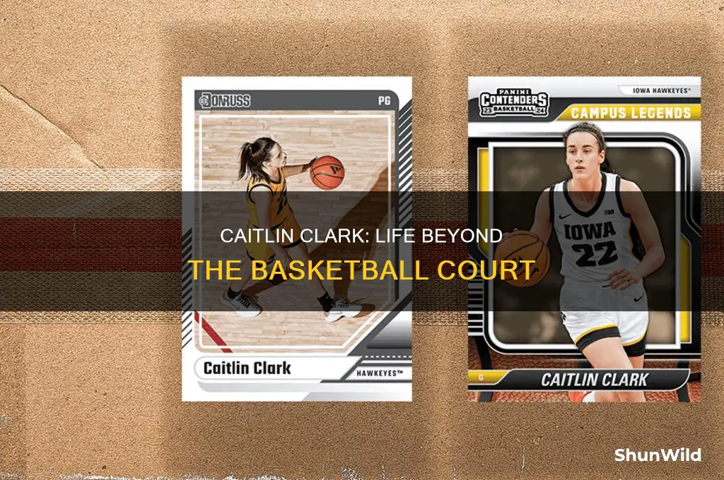 what does caitlin clark do outside of basketball