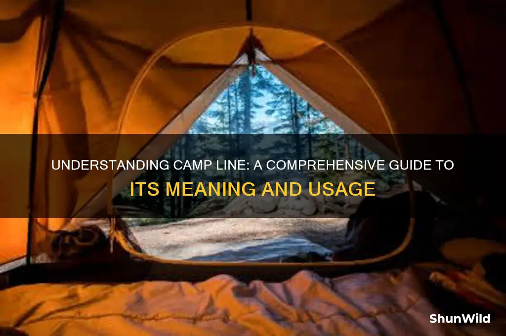 what does camp line mean