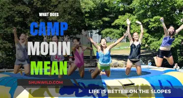 Unveiling Camp Modin: Exploring the Meaning and Significance of the Name