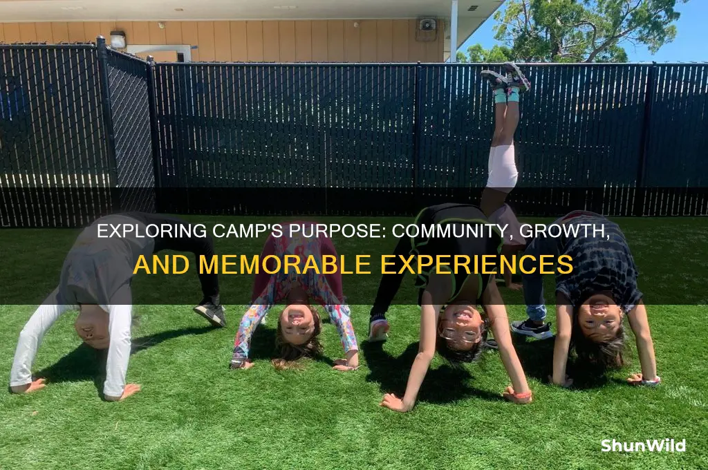 what does camp serves to