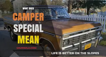 Understanding the Camper Special: Meaning, Features, and Benefits Explained