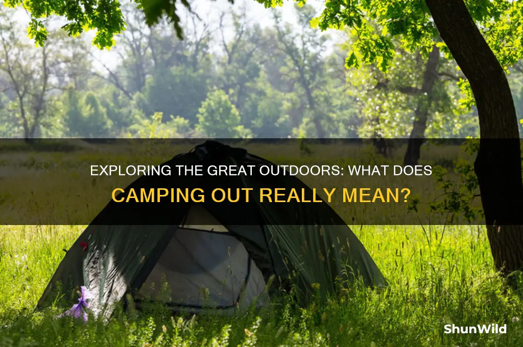 what does camping out