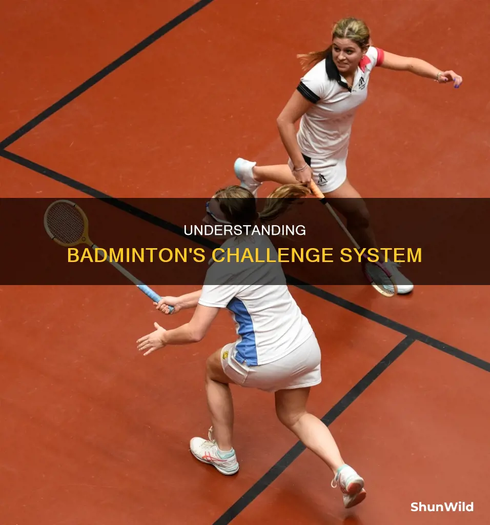 what does challenge mean in badminton