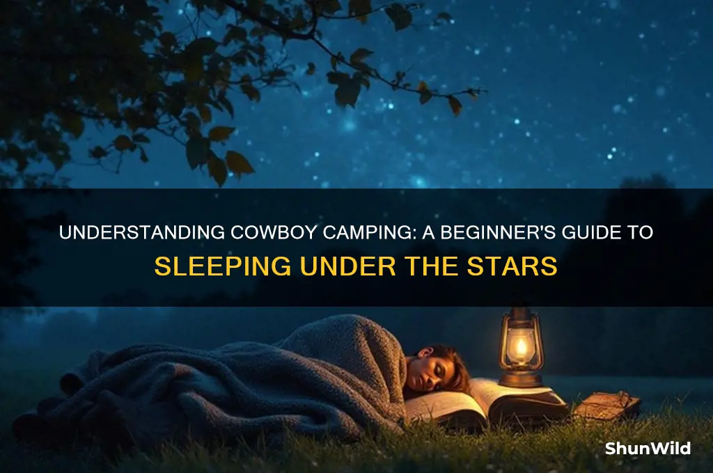 what does cowboy camping mean