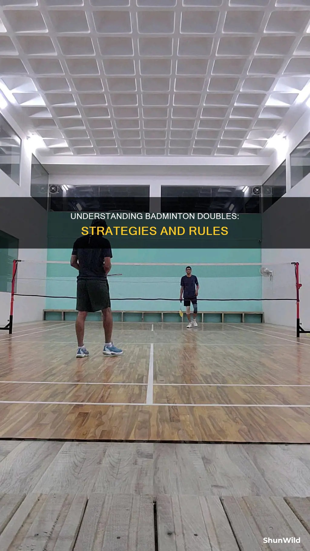 what does doubles mean in badminton