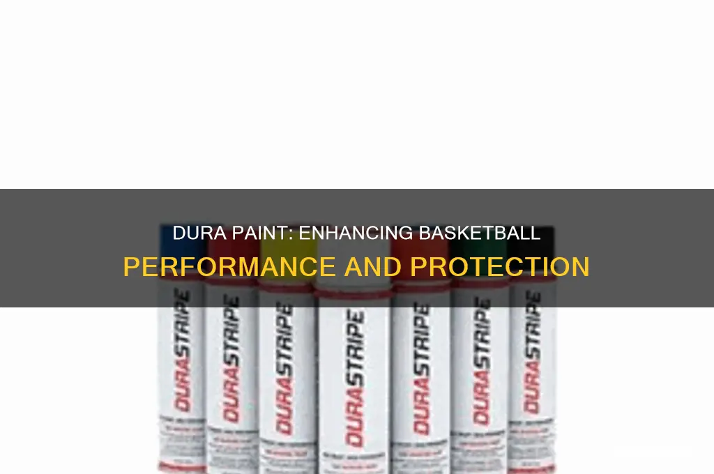 what does dura paint for basketball do