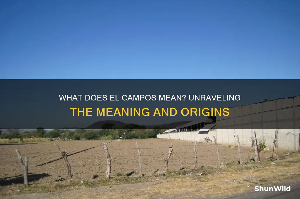 what does el campos mean