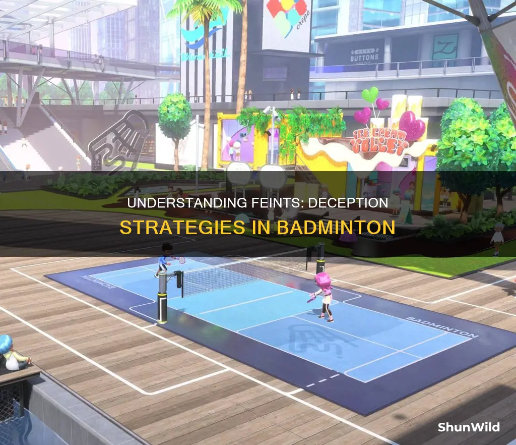 what does feint mean in badminton