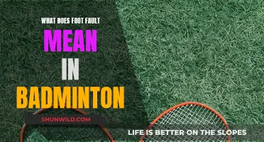 Foot Faults in Badminton: Understanding the Basics