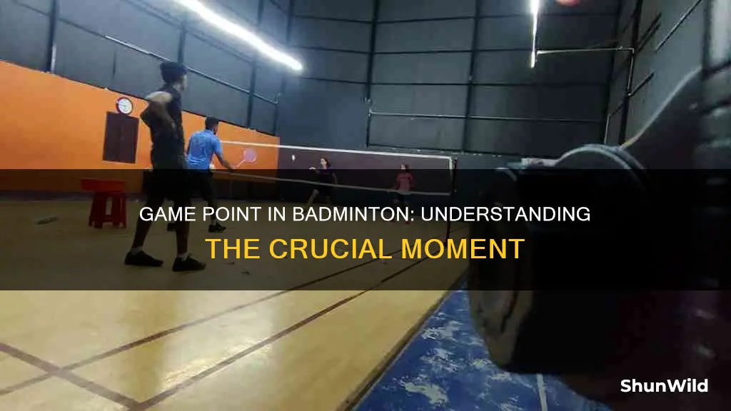what does game point mean in badminton