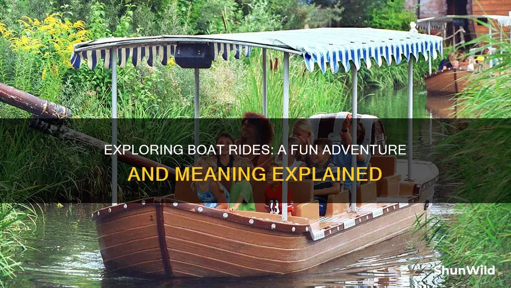 what does go for a boat ride mean
