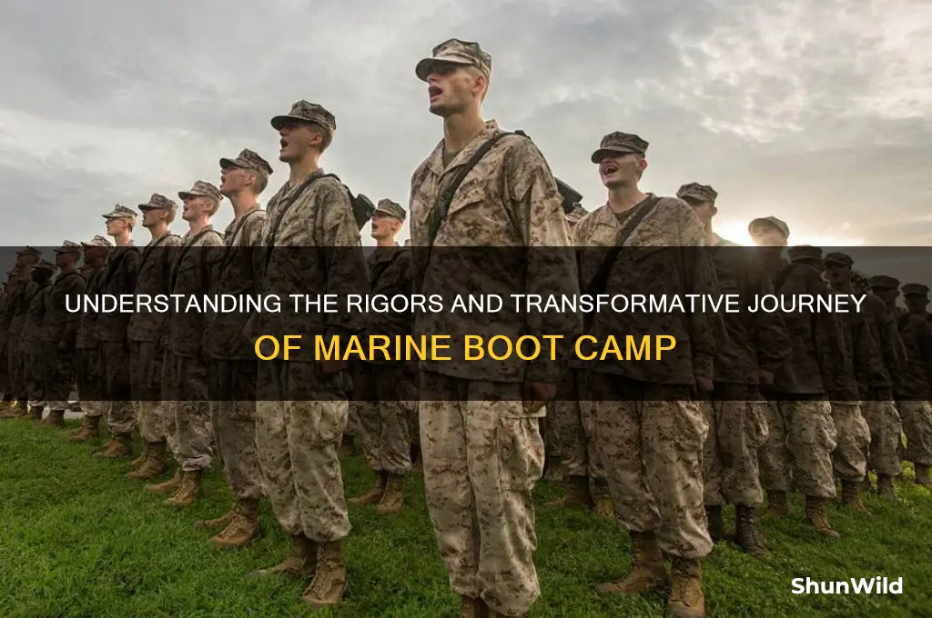 what does it mean in marine boot camp
