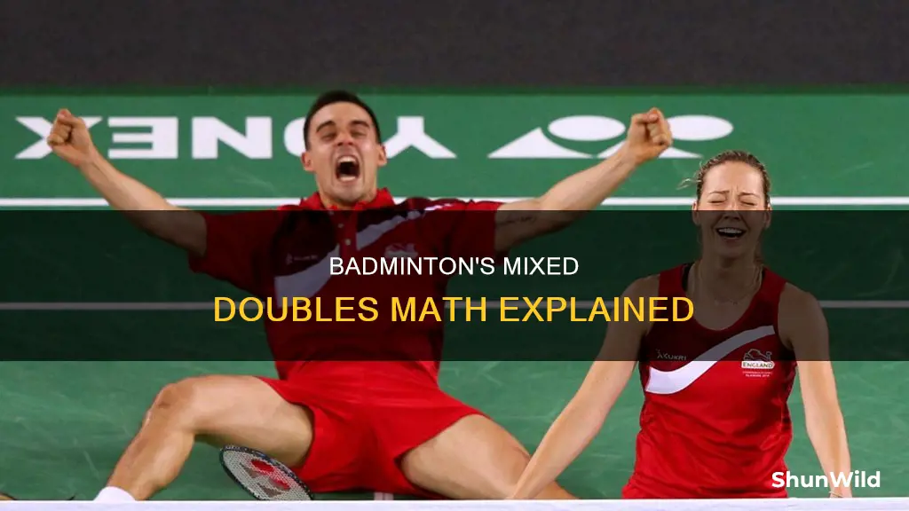 what does it mean mixed double math in badminton
