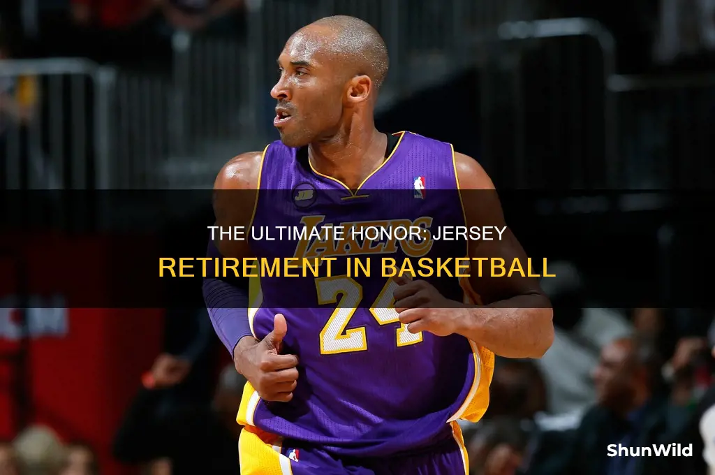 what does it take to have a basketball jersey retired