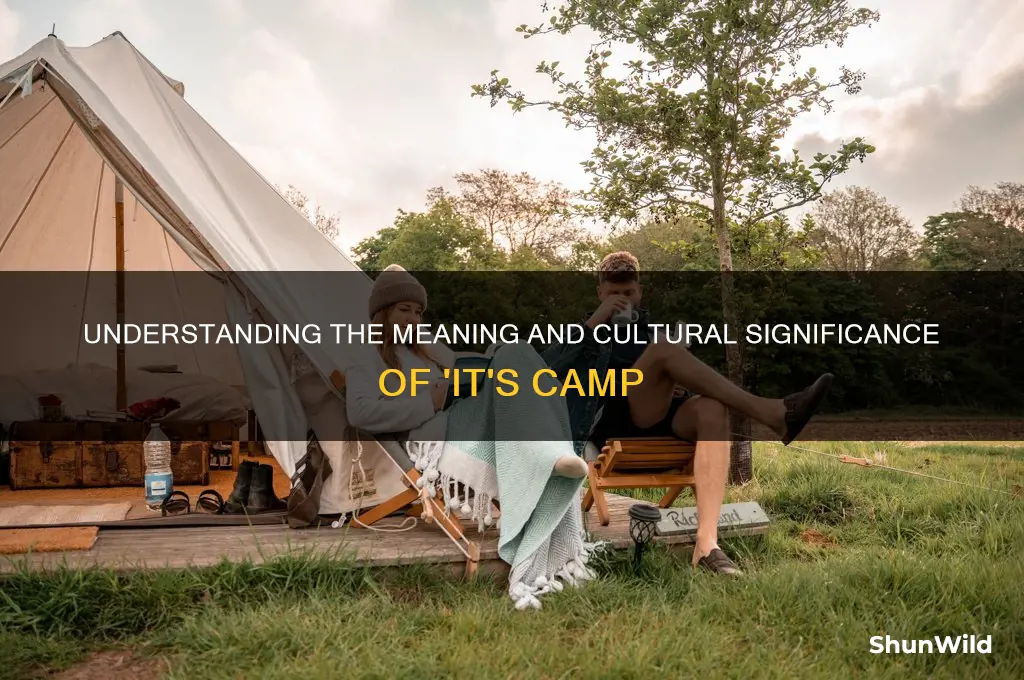 what does its camp mean