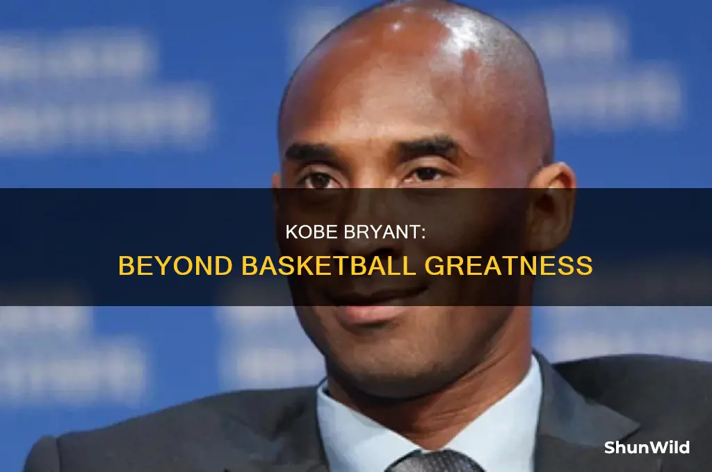 what does kobe bryant do other than basketball