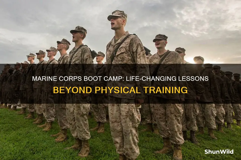 what does marine corps boot camp teach you