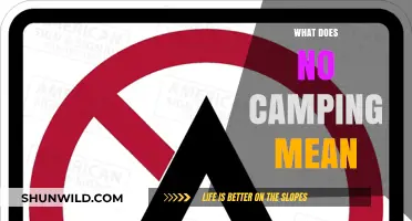 Understanding 'No Camping' Signs: Rules, Penalties, and Alternatives Explained