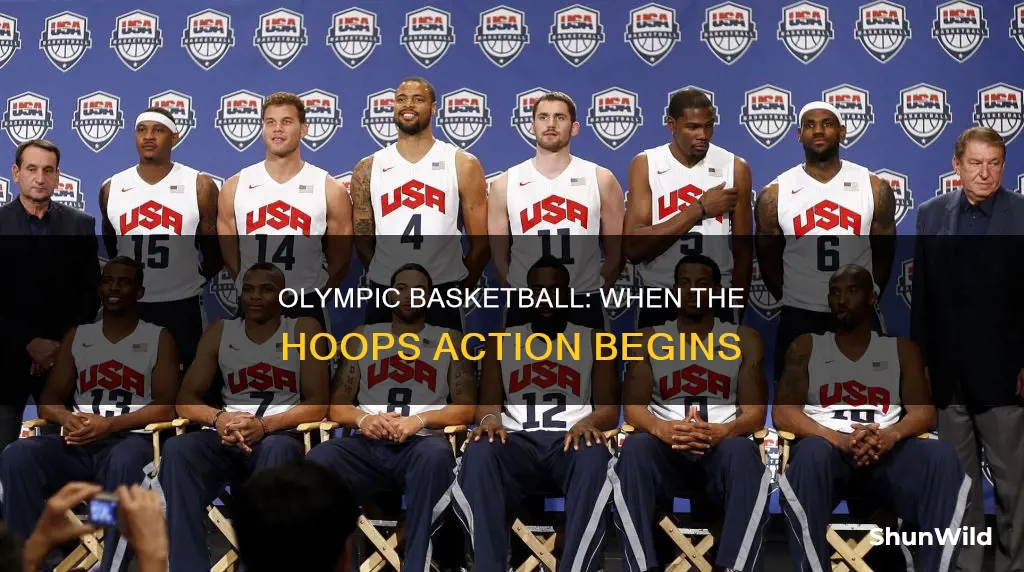 what does olympic basketball start