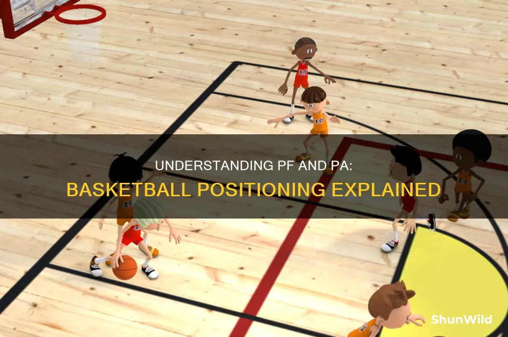 what does pf and pa stand for in basketball