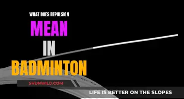 Understanding Badminton's Repulsion: Power and Precision