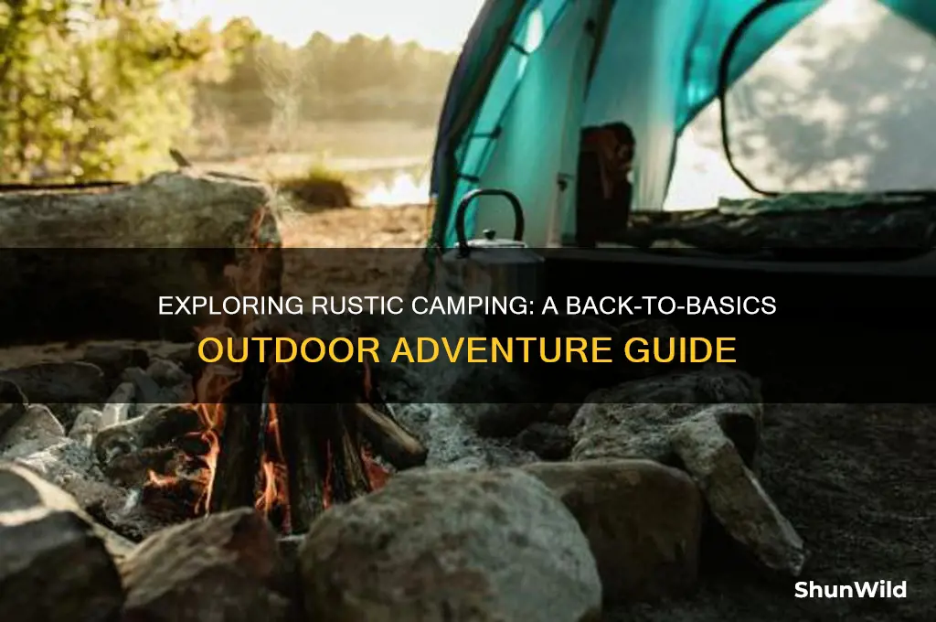 what does rustic camping mean