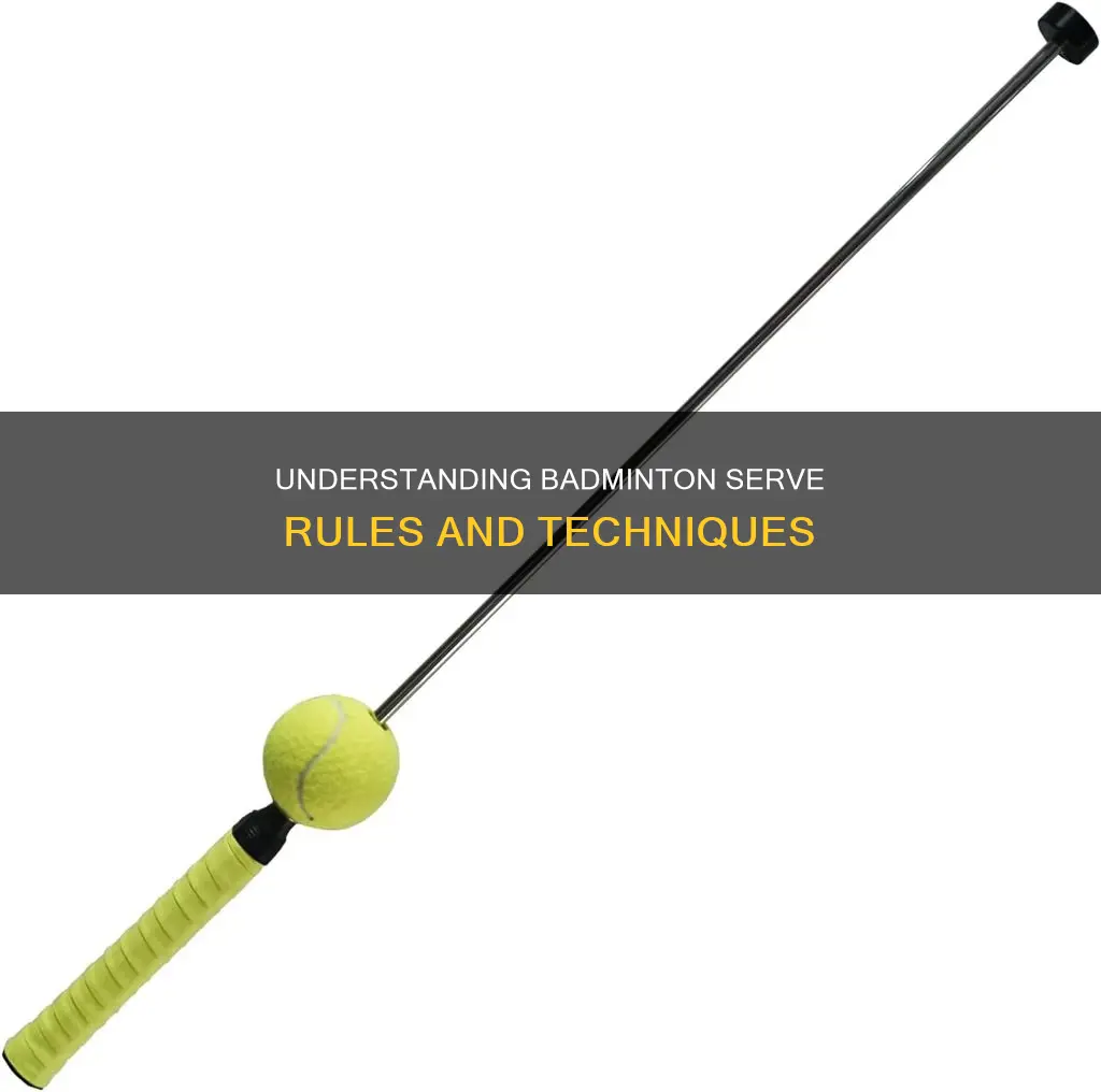 what does serve mean in badminton