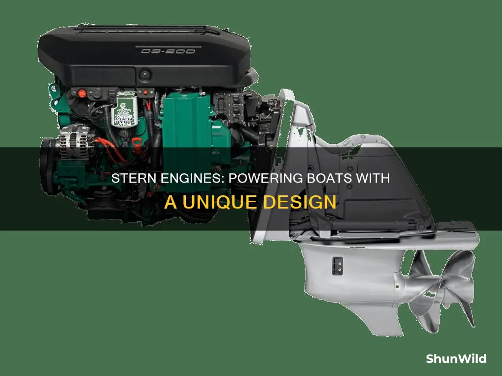 what does stern engine refer to on a boat