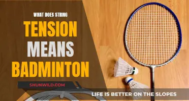 String Tension: The Secret to Badminton Power