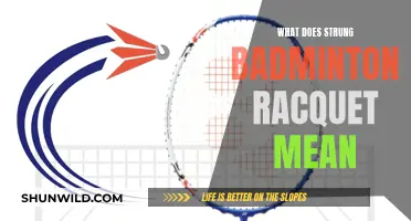 The Secret Behind Strung Badminton Rackets